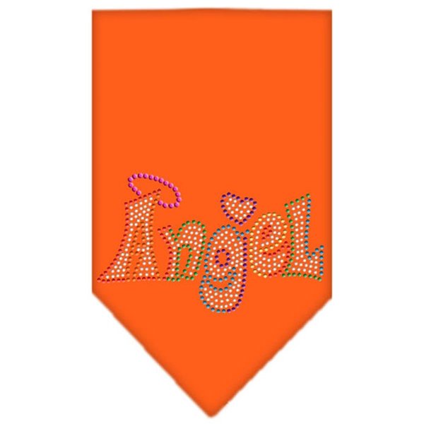 Mirage Pet Products Technicolor Angel Rhinestone Pet BandanaOrange Small 67-97 SMOR